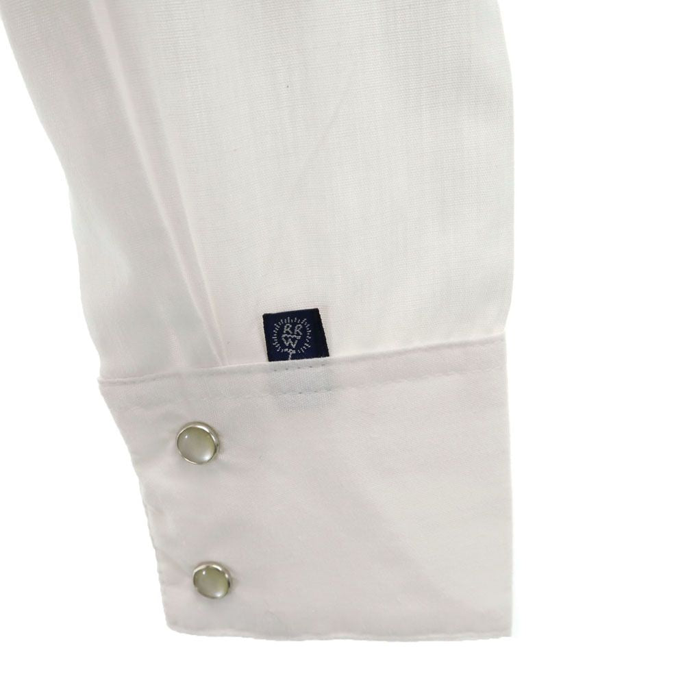 ロックマウント USA製 長袖 ウエスタンシャツ ホワイト RockMount レディース