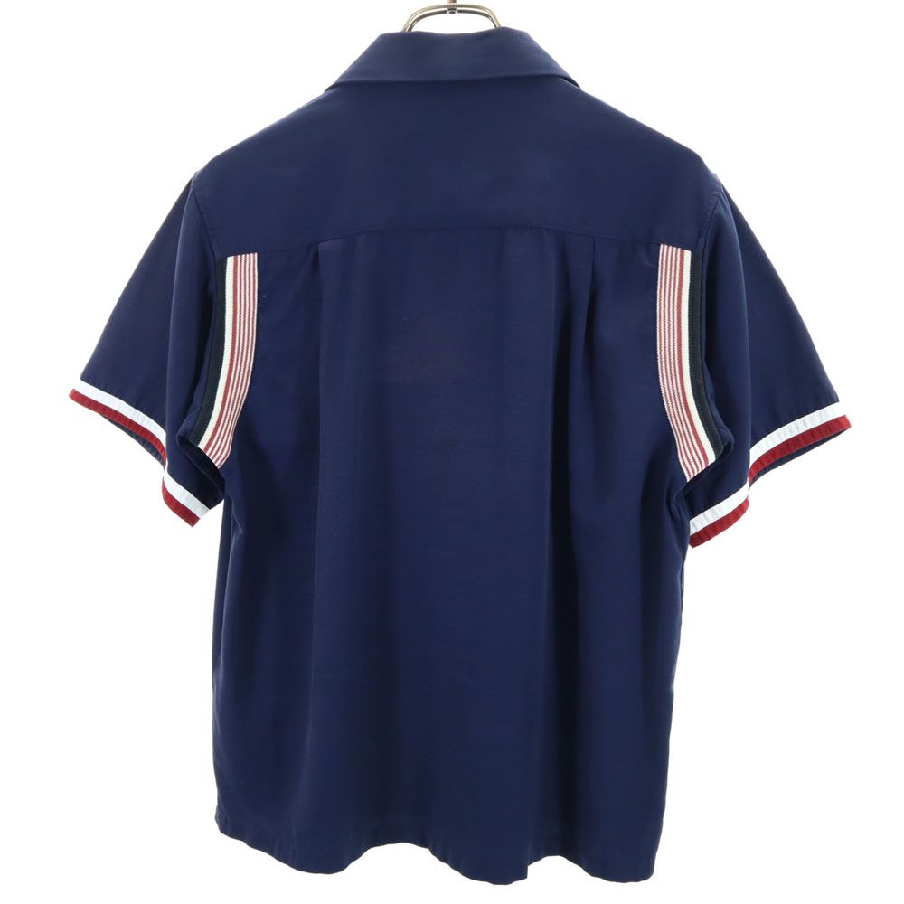 コリスコ 半袖 オープンカラーシャツ ネイビー系 CORISCO メンズ