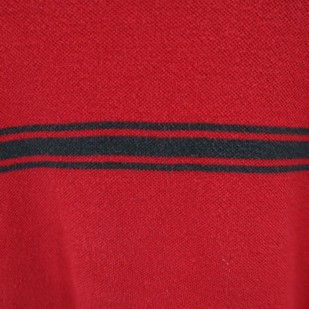 TOMMY HILFIGER トミーヒルフィガー 90s オールド フラッグタグ 長袖 カットソー レッド 鹿の子 メンズ