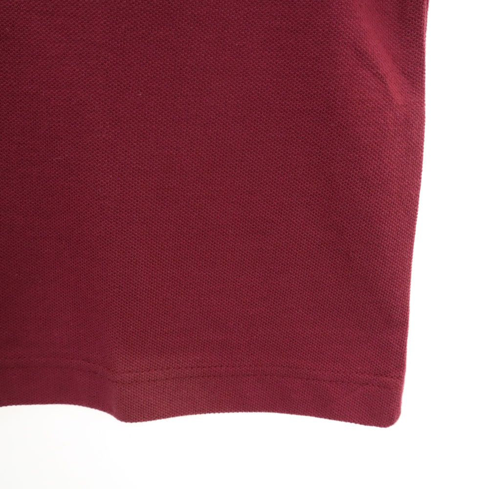 Missoni ミッソーニ 未使用 イタリア製 長袖 ポロシャツ S エンジ MARE 鹿の子地 タグ付き メンズ