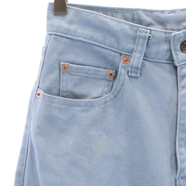 Levi's リーバイス 90s 552 ストレートデニムパンツ W26 水色 ジーパン レディース