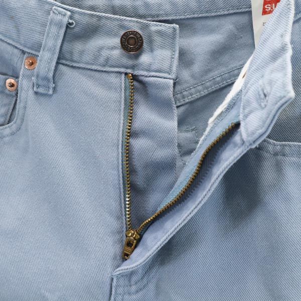 Levi's リーバイス 90s 552 ストレートデニムパンツ W26 水色 ジーパン レディース