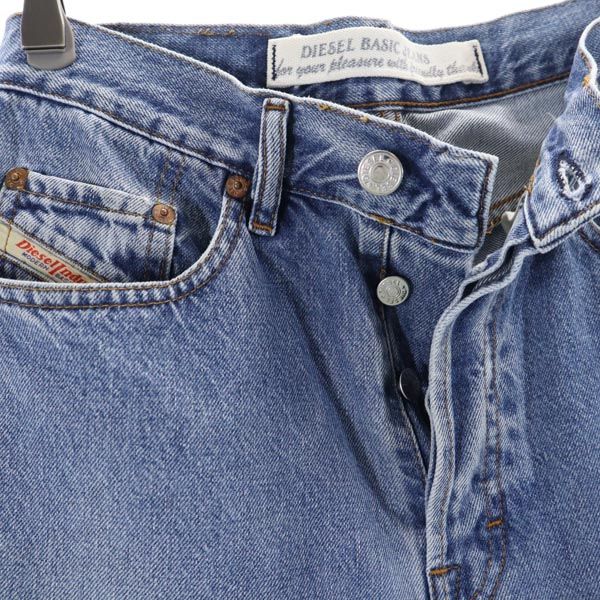 DIESEL ディーゼル イタリア製 カットオフ ストレートデニムパンツ w29 ボタンフライ ジーパン メンズ