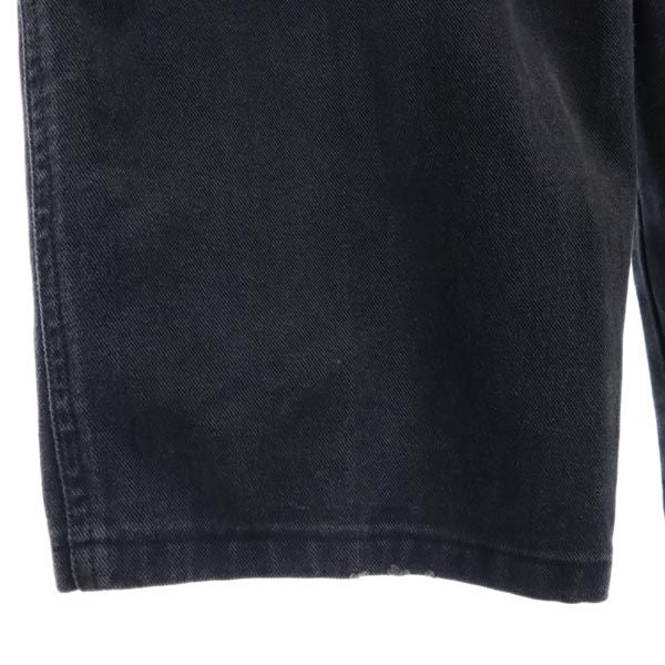 FILA フィラ 90s クロップド ワイド デニムパンツ w32 ブラウン系 ジーパン メンズ