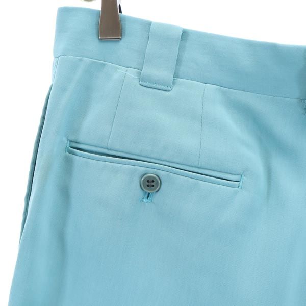 LANCEL ランセル 日本製 スラックスパンツ 79 ブルー系 メンズ