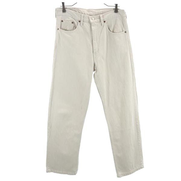 リーバイス 90s 509 ストレートデニムパンツ W33 ベージュ Levi's ジーパン メンズ