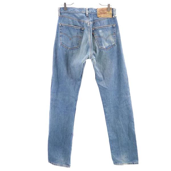 リーバイス 90s USA製 ストレートデニムパンツ w32 Levi's ボタンフライ ジーパン メンズ