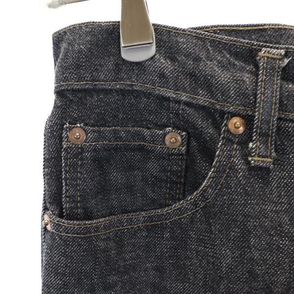 Levi's リーバイス 日本製 603-0259 テーパードデニムパンツ W28 ブラック ジーパン メンズ