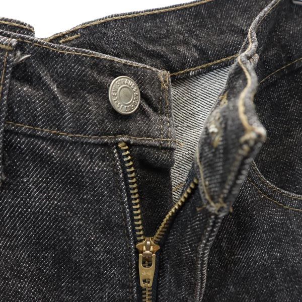 Levi's リーバイス 日本製 603-0259 テーパードデニムパンツ W28 ブラック ジーパン メンズ