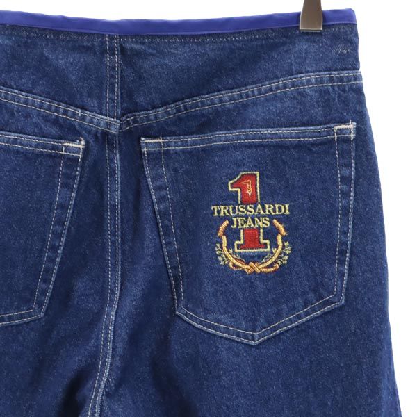 トラサルディ テーパードデニムパンツ インディゴ TRUSSARDI ジーパン メンズ