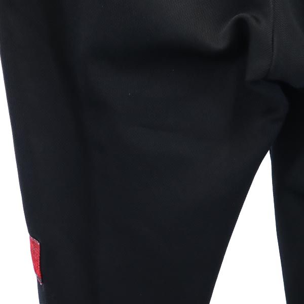 adidas アディダス デサント製 ヴィンテージ 3ライン 3ライン ロングジャージパンツ L ブラック メンズ