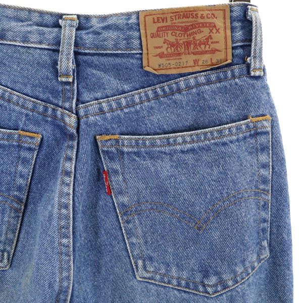 Levi's リーバイス 90s W505-0217 日本製 テーパードデニムパンツ w28 ジーパン レディース