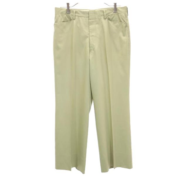 DAKS ダックス ウールブレンド スラックスパンツ 84 カーキ メンズ
