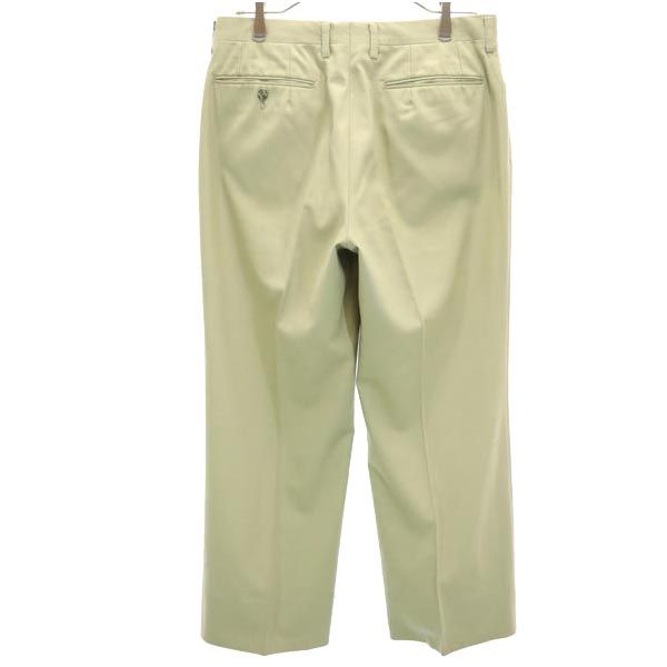 DAKS ダックス ウールブレンド スラックスパンツ 84 カーキ メンズ