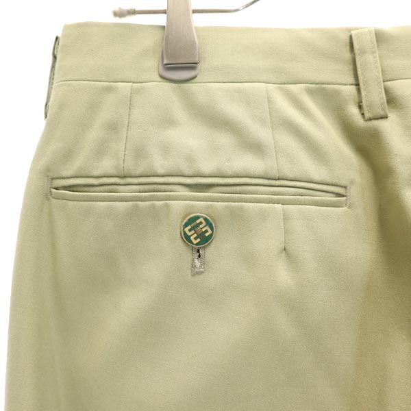 DAKS ダックス ウールブレンド スラックスパンツ 84 カーキ メンズ