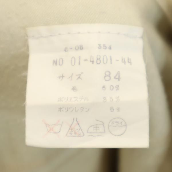 DAKS ダックス ウールブレンド スラックスパンツ 84 カーキ メンズ