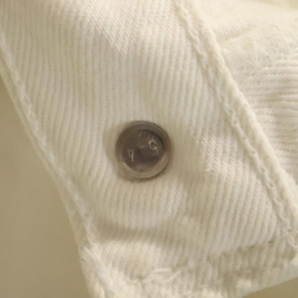 Levi's リーバイス 90s 501 USA製 ストレートデニムパンツ w27 ホワイト ボタンフライ カラーデニム ホワイトデニム ジーパン レディース