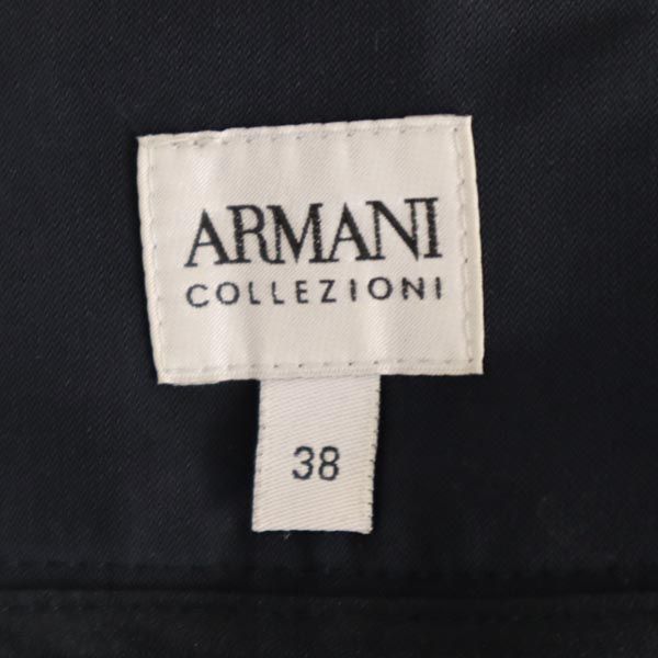 ARMANI アルマーニ スラックスパンツ 38 ネイビー系 レディース