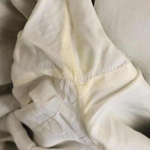 MARC JACOBS マークジェイコブス シルク チェック柄 パンツ 4 青×白 レディース