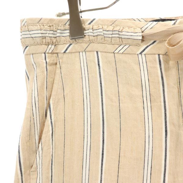 BCBGMAXAZRIA ビーシービージーマックスアズリア ロングパンツ 4 ベージュ ボタンフライ メンズ