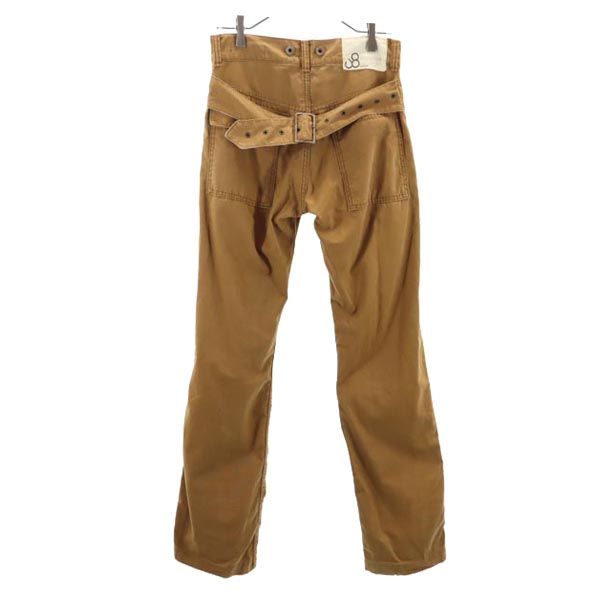 Johnbull ジョンブル 日本製 ロングパンツ S ブラウン系 メンズ