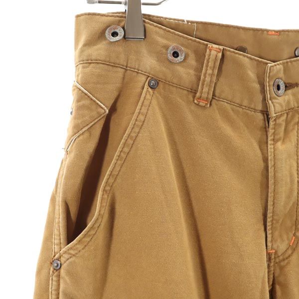 Johnbull ジョンブル 日本製 ロングパンツ S ブラウン系 メンズ