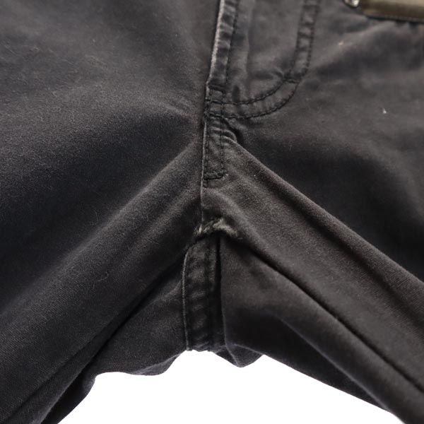 DIESEL ディーゼル ストレートパンツ w26 ブラック×ブラウン メンズ