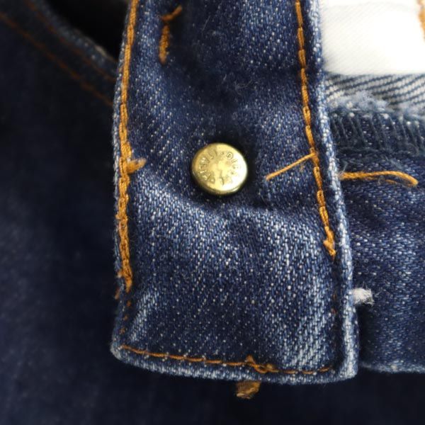 ディーゼル イタリア製 ストレートデニムパンツ w25 インディゴ DIESEL ボタンフライ ジーパン レディース