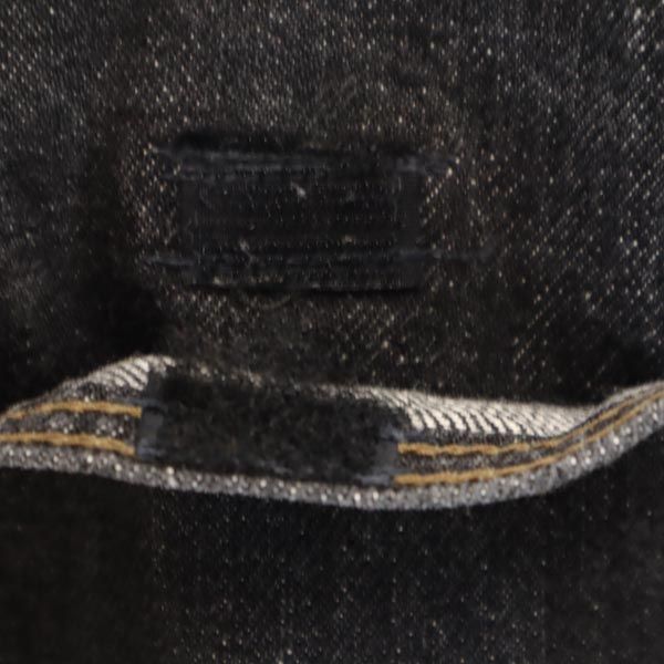 Levi's リーバイス 90s 603-0259 日本製 テーパードデニムパンツ W34 ブラック ジーパン 後染め ブラック メンズ