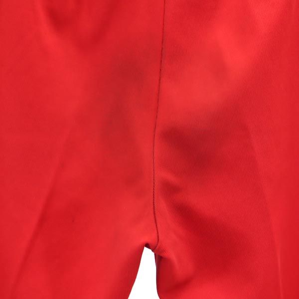 アディダス 710s 西ドイツタグ ヴィンテージ デサント製 TAD-9P ロングジャージパンツ O 赤×グレー adidas 足掛け付き メンズ