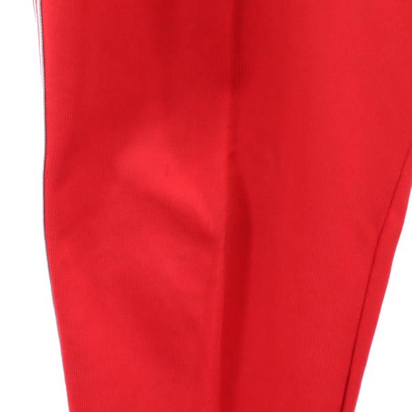 アディダス 710s 西ドイツタグ ヴィンテージ デサント製 TAD-9P ロングジャージパンツ O 赤×グレー adidas 足掛け付き メンズ