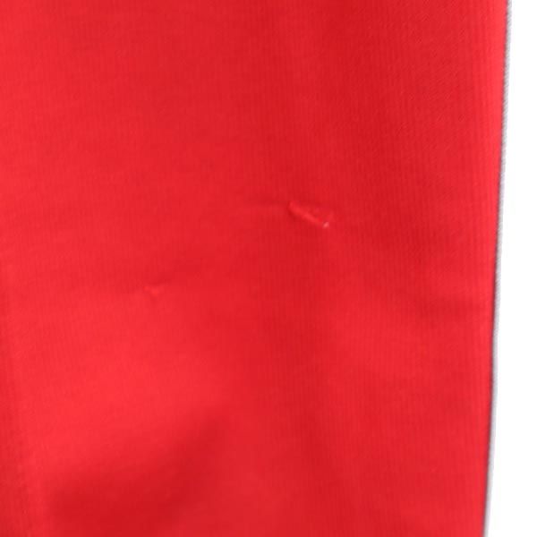 アディダス 710s 西ドイツタグ ヴィンテージ デサント製 TAD-9P ロングジャージパンツ O 赤×グレー adidas 足掛け付き メンズ