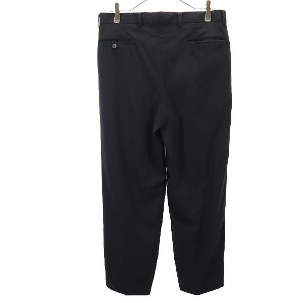 Dunhill ダンヒル スポーツ デサント製 ウール スラックスパンツ 79 黒 SPORT メンズ