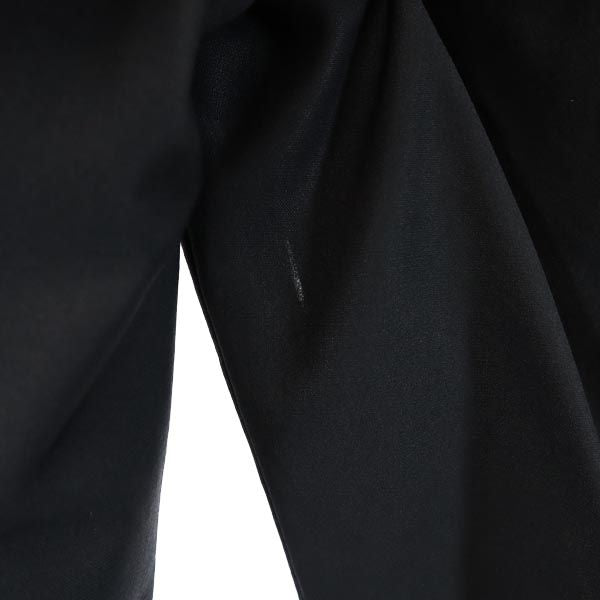 BURBERRY バーバリー 三陽商会 日本製 ウールブレンド クロップド スラックスパンツ 38 黒 テーパードパンツ レディース