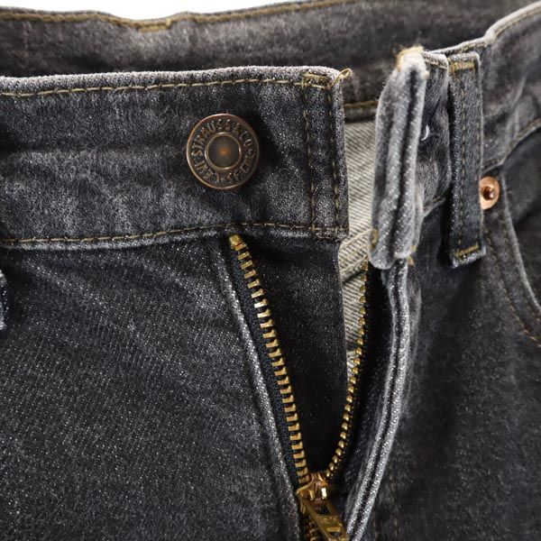 Levi's リーバイス 90s 552 日本製 ストレートデニムパンツ w27 ブラック ブラックデニム ジーパン レディース