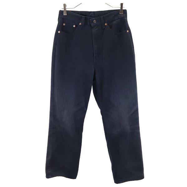 Levi's リーバイス 519 日本製 テーパードデニムパンツ w32 ネイビー カラーデニム ジーパン メンズ