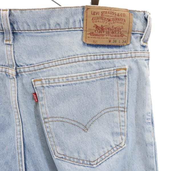 リーバイス 90s 515 USA製 ストレートデニムパンツ W38 Levi's ジーパン ビッグサイズ メンズ