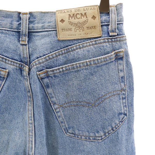 エムシーエム イタリア製 テーパードデニムパンツ MCM メンズ