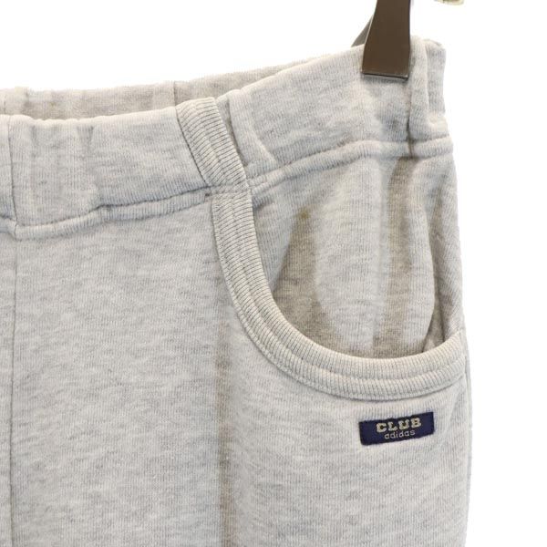 adidas アディダス 70s 80s ヴィンテージ クラブアディダス デサント製 スウェットパンツ L グレー系 ウエストゴム メンズ