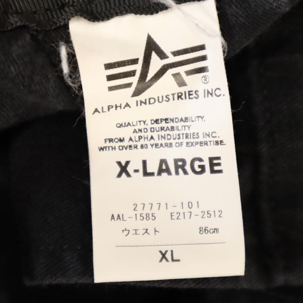 nano universe ナノユニバース アルファインダストリーズ アウトドアパンツ XL 黒 ALPHA INDUSTRIES メンズ