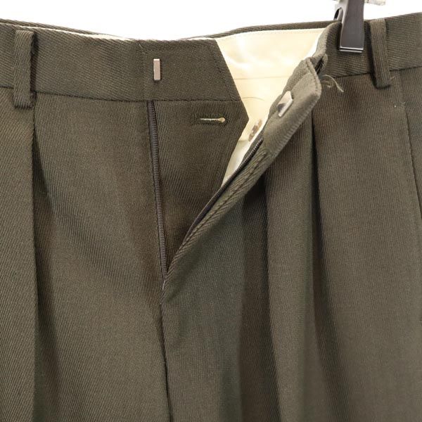 バーバリーズ 90s オールド ウール スラックスパンツ ウエスト79 ブラウン系 Burberrys メンズ