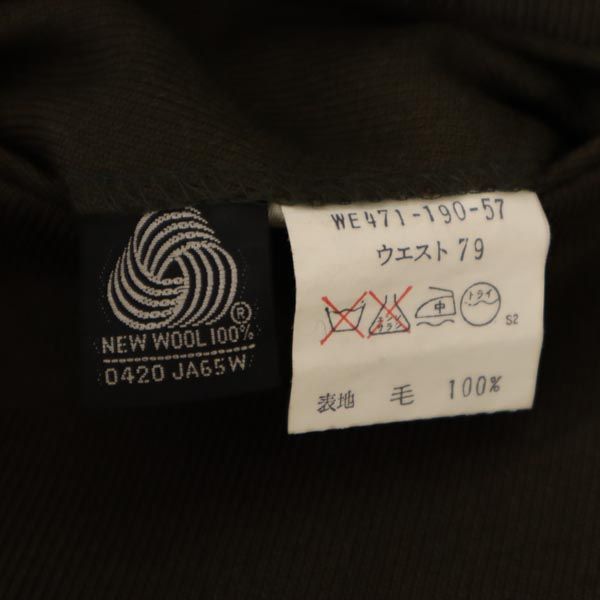 バーバリーズ 90s オールド ウール スラックスパンツ ウエスト79 ブラウン系 Burberrys メンズ