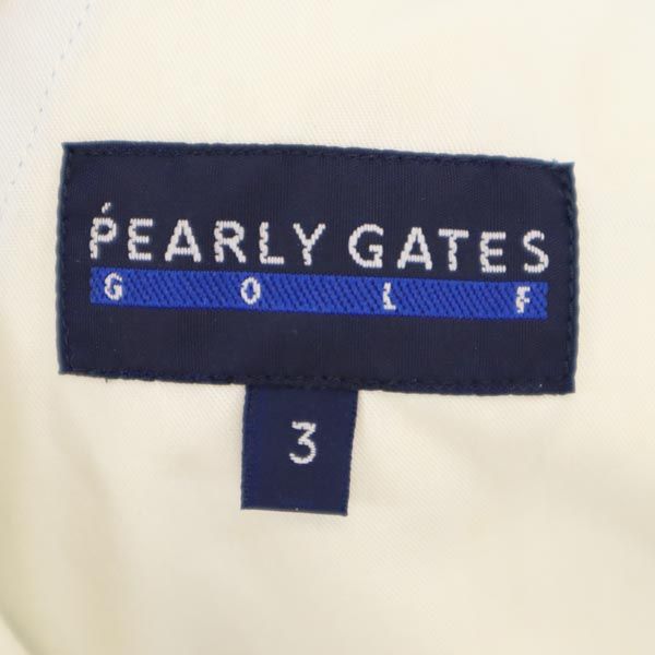PEARLY GATES パーリーゲイツ 日本製 ゴルフ パンツ 3 ブルー GOLF メンズ