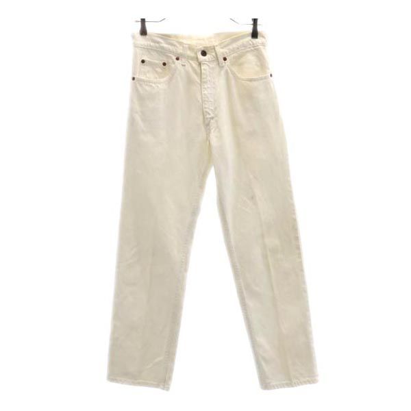 Levi's リーバイス 90s ストレートデニムパンツ w29 ホワイト系 ジーンズ メンズ