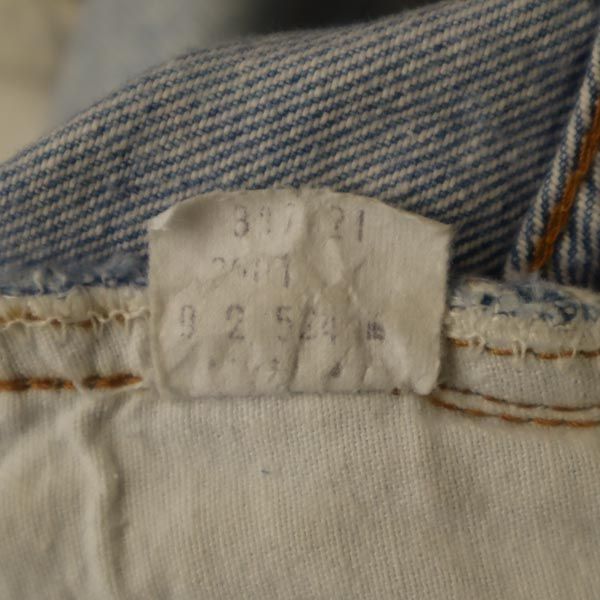 Levi's リーバイス 80s ストレートデニムパンツ ボタンフライ ジーンズ メンズ