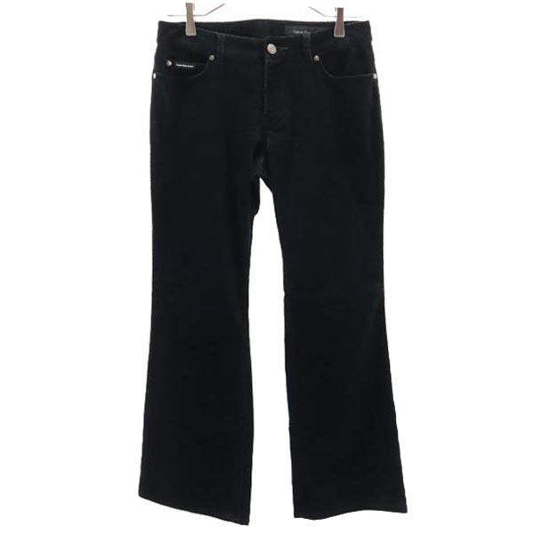 Calvin klein Jeans カルバンクラインジーンズ コーデュロイパンツ 30 ブラック系 レディース