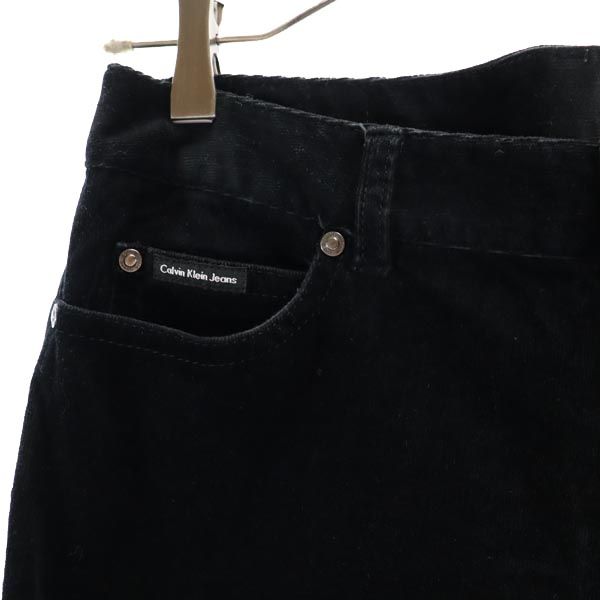 Calvin klein Jeans カルバンクラインジーンズ コーデュロイパンツ 30 ブラック系 レディース