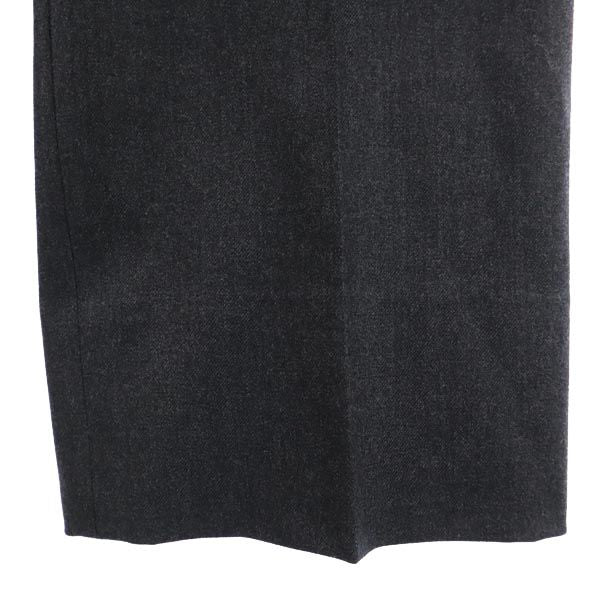 DAKS ダックス センタープレス スラックスパンツ 88 ダークグレー メンズ