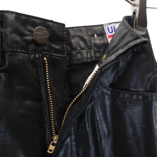 未使用 UFO ユーフォー 日本製 スリム ダンス ロングパンツ w26 ブラック レディース