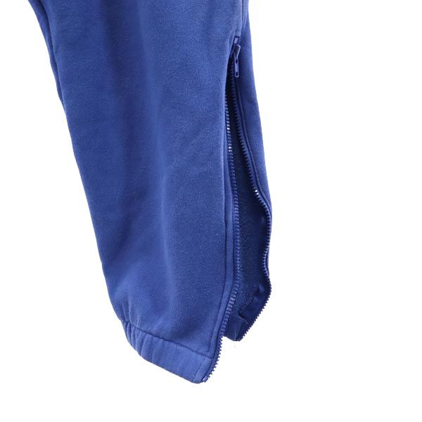 NIKE ナイキ 90s 00s 白タグ オールド ロングジャージパンツ L ブルー 裏起毛 ロゴ刺繍 メンズ